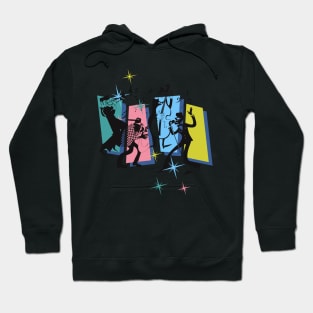 Retro Jazz Band - Mid-Century Modern Hoodie